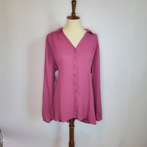 NWT Torrid Harper long sleeve blouse 2